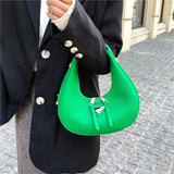 Half Moon Female Bag Underarm Shoulder Bags for Women Handbag