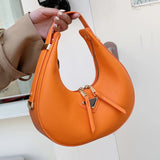 Half Moon Female Bag Underarm Shoulder Bags for Women Handbag