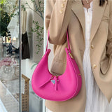 Half Moon Female Bag Underarm Shoulder Bags for Women Handbag