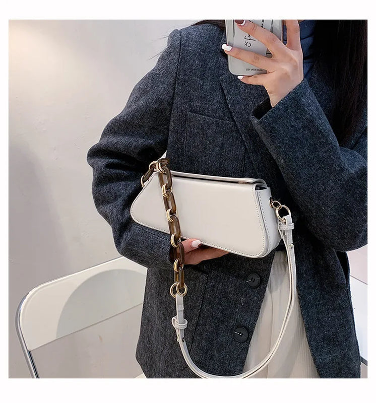 Underarm Bag Female Small Square Chain Messenger Bag