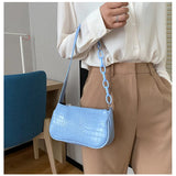 Small Square Shoulder Bag - Stylish Underarm Purse