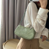 Small Square Shoulder Bag - Stylish Underarm Purse