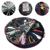 Underbed Round Shoes Boots Storage Organizer with Lid
