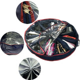 Underbed Round Shoes Boots Storage Organizer with Lid