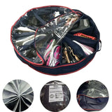 Underbed Round Shoes Boots Storage Organizer with Lid
