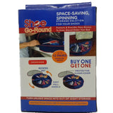 Underbed Round Shoes Boots Storage Organizer with Lid