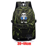 Undertale Fabric Backpack Zipper High Schoolbag Mochila Student Casual Travel
