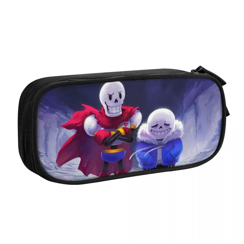 Undertale Anime Zipper Pen Bag Student School Pen Box