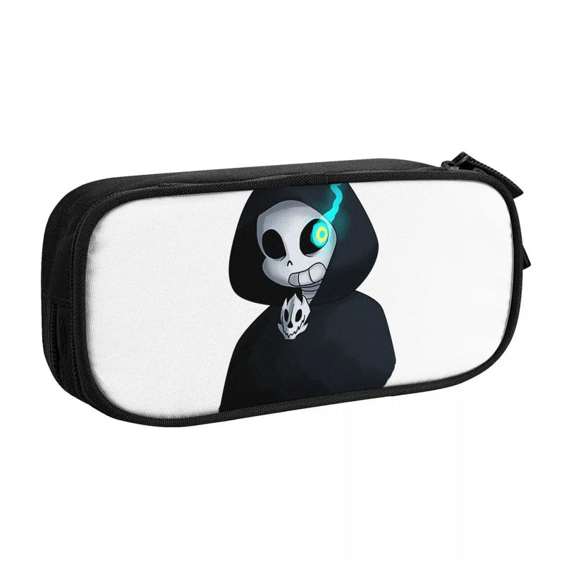 Undertale Pen Box Student School Anime Zipper Pen Bag Child Stationery Bag