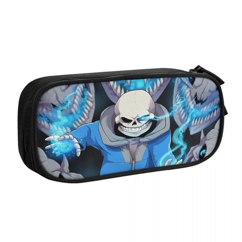 Undertale Pen Box Anime Zipper Pen Bag