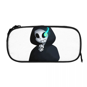 Undertale Pen Box Student School Anime Zipper Pen Bag Child Stationery Bag