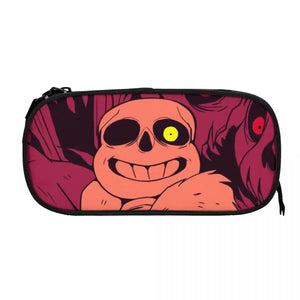 Undertale Pen Box School Anime Zipper Pen Bag Child Stationery Bag Gift