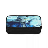 Undertale Pen Box Student School Anime Zipper Pen Bag