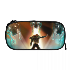 Undertale Pen Box Student School Anime Zipper Pen Bag Child Stationery