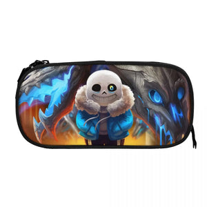 Undertale Pen Box School Anime Zipper Pen Bag