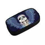 Undertale Pen Box Student School Anime Zipper Pen Bag Child Stationery Bag Gif