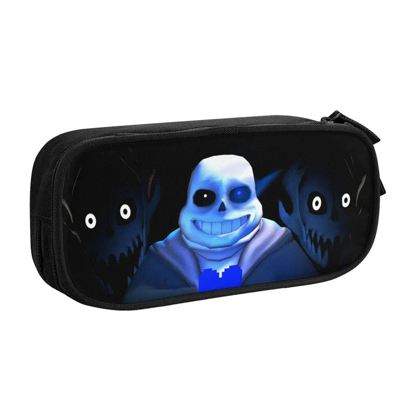 Undertale Pen Box Student School Zipper Bag