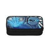 Undertale Pen Box Student School Anime Zipper Pen Bag Child Stationery Bag Gift