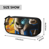 Undertale Pen Box Student School Anime Zipper Pen Bag Holder