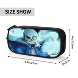 Undertale Pen Box Student School Anime Zipper Pen Bag
