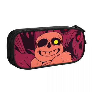 Undertale Pen Box School Anime Zipper Pen Bag Child Stationery Bag Gift