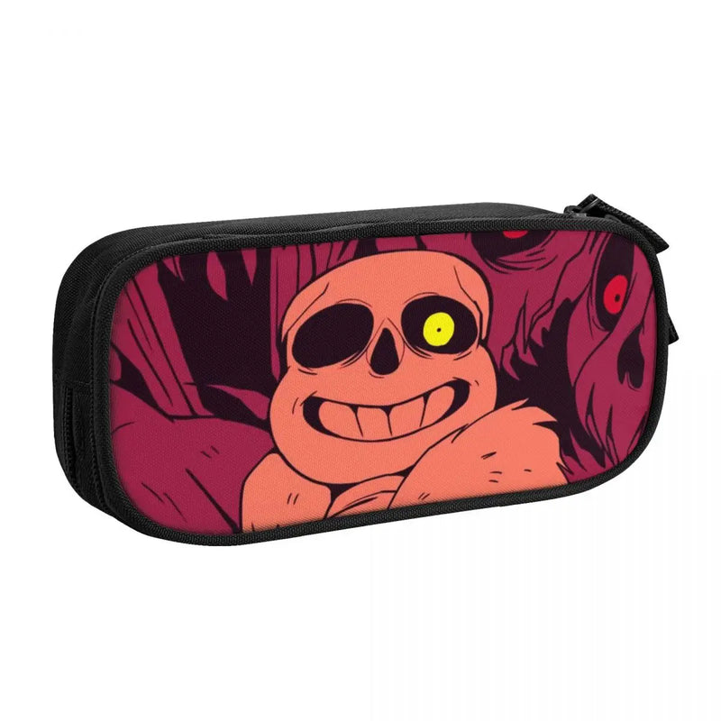 Undertale Pen Box School Anime Zipper Pen Bag Child Stationery Bag Gift