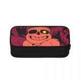 Undertale Pen Box School Anime Zipper Pen Bag Child Stationery Bag Gift
