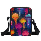 Underwater Turtle Fish Dolphin Shoulder Bag Teen Girl Messenger Cross Travel