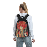 Unicorn Lady Organ Backpacks Men Women Girls Manga Bag