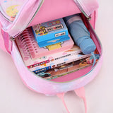 Pink Princess Unicorn Backpack for Girls