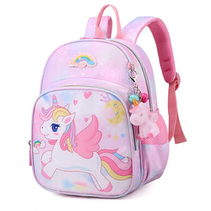 Pink Princess Unicorn Backpack for Girls