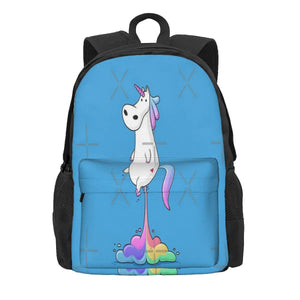 Unicorn Fart 2 Backpacks Men Women Bag Male Backpack
