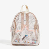Unicorn PVC Transparent Backpack for Kids Plush Kindergarten Bag