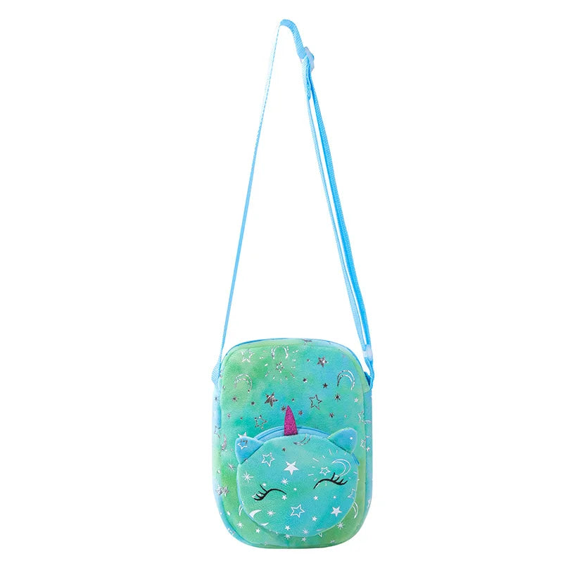 Unicorn Plush Shoulder Bag Crossbody Messenger Bag