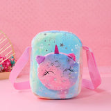 Unicorn Plush Shoulder Bag Crossbody Messenger Bag