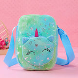 Unicorn Plush Shoulder Bag Crossbody Messenger Bag