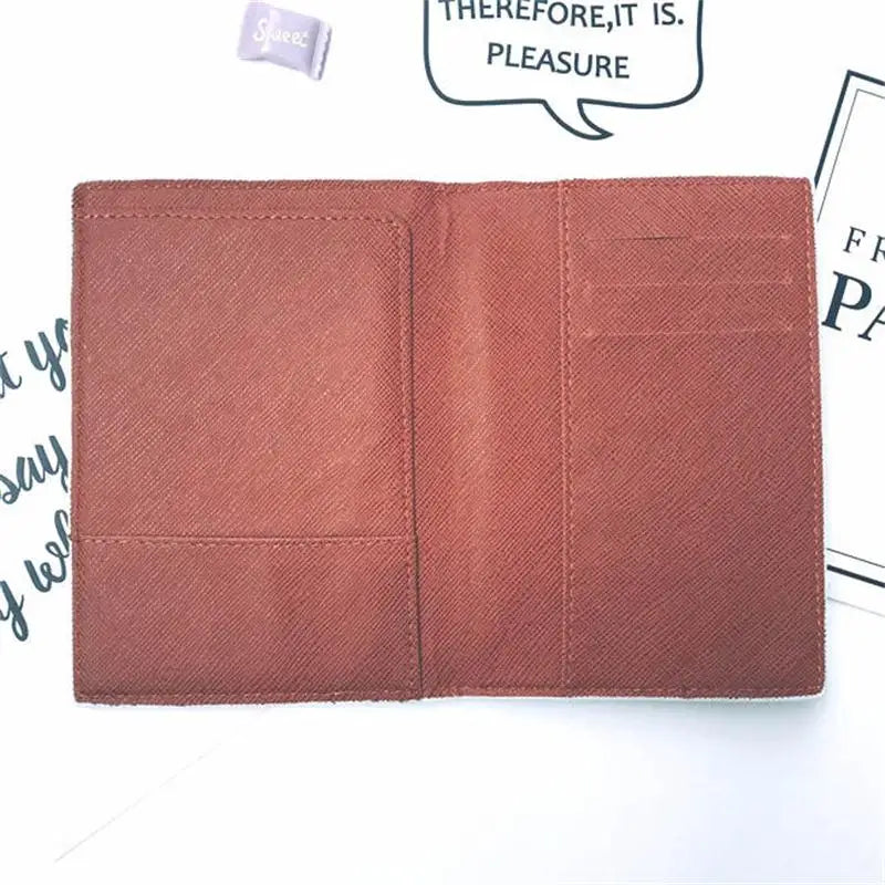Unicorn Rainbow Horse Passport Cover PU Leather Travel
