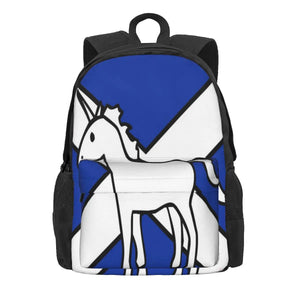 Unicorn Scotland's National Animal Backpacks Men's Women Vintage Backpack