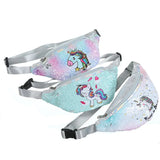 Unicorn Waist Bag Kids Fanny Pack Sequins Girls Purse Shoulder Belt Bags