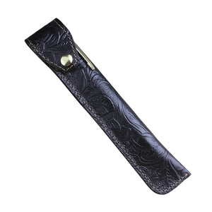 Cow Leather Pen Holder Pencil Case Storage Bag