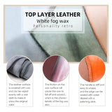 Cow Leather Pen Holder Pencil Case Storage Bag