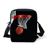 Basketballs Messenger Bags Men's Shoulder Crossbody Bag