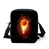 Basketballs Messenger Bags Men's Shoulder Crossbody Bag