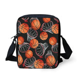 Basketballs Messenger Bags Men's Shoulder Crossbody Bag