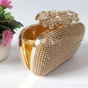 Sparkling Rhinestone Evening Bag Clutch for Party Prom