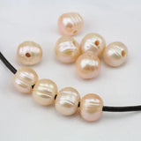 10-11mm Pink Round Freshwater Pearl Beads