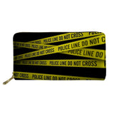 High Quality Seal Letter Long Wallet Zipper Purse Lightweight for Unisex