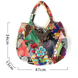 Bohemian Patchwork Tote Shoulder Bag for Women