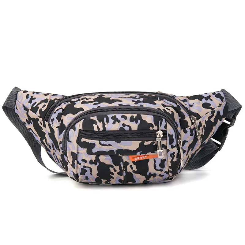 Unisex 3D Colorful Waist Bag Men Women Fanny Pack Men Banana Bag