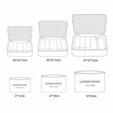 6pcs Travel Storage Bag Clothes Underwear Cosmetics Packing Cubes